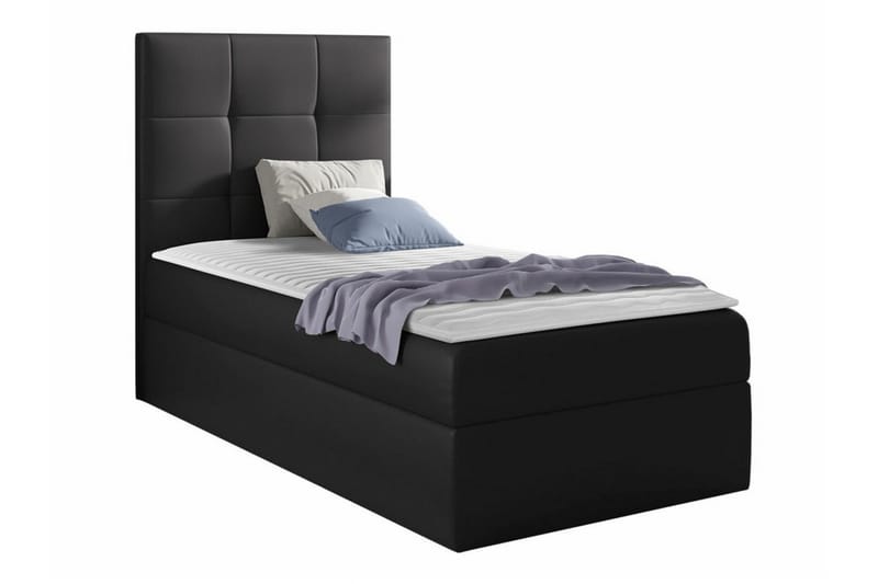 Sängram Boisdale 80x200 cm - Svart - Møbler - Senger - Sengeramme & sengestamme