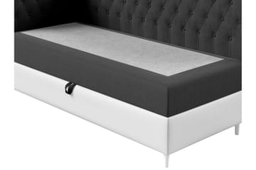 Sängram Boisdale 80x200 cm - Turkis/Hvit - Møbler - Senger - Sengeramme & sengestamme