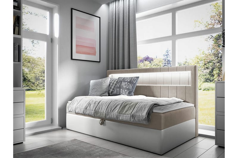 Sängram Boisdale 90x200 cm - Møbler - Senger - Sengeramme & sengestamme