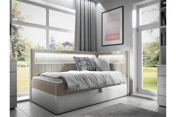 Sängram Boisdale 90x200 cm - Møbler - Senger - Sengeramme & sengestamme