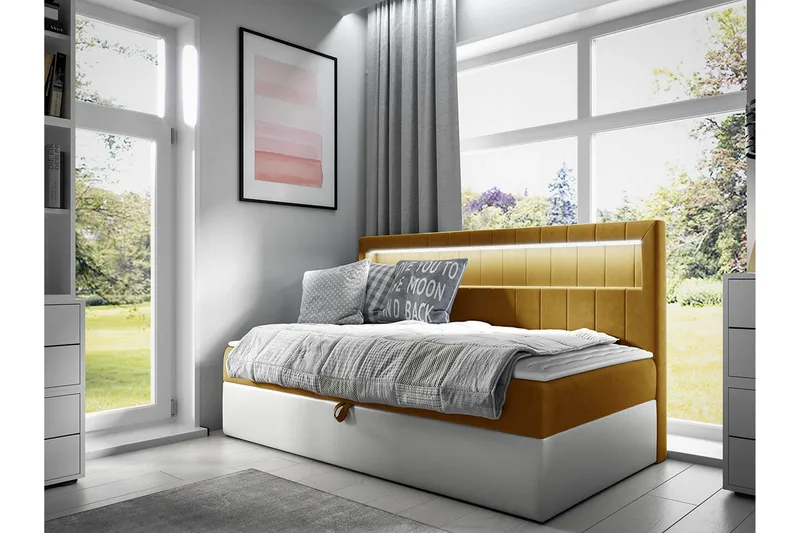 Sängram Boisdale 90x200 cm - Møbler - Senger - Sengeramme & sengestamme