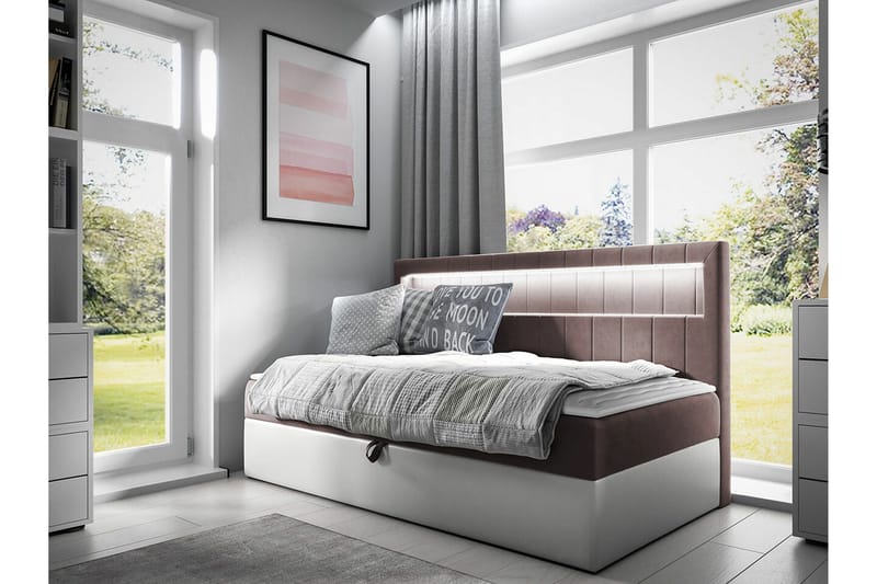 Sängram Boisdale 90x200 cm - Møbler - Senger - Sengeramme & sengestamme