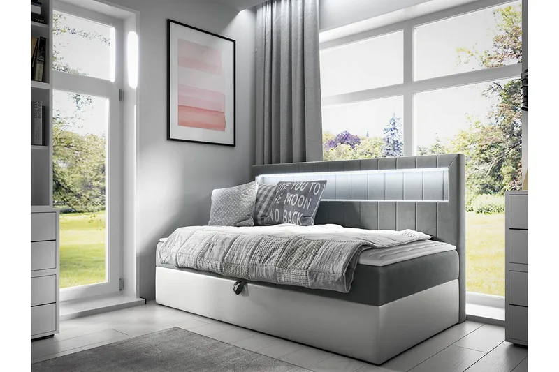 Sängram Boisdale 90x200 cm - Møbler - Senger - Sengeramme & sengestamme