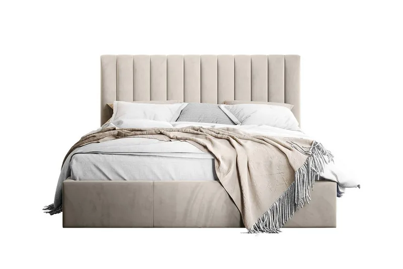 Sängram Derry 140x200 cm, Cream