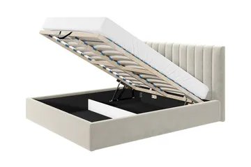 Sängram Derry 160x200 cm - Blå - Møbler - Senger - Sengeramme & sengestamme