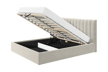 Sängram Derry 180x200 cm - Grå - Møbler - Senger - Sengeramme & sengestamme