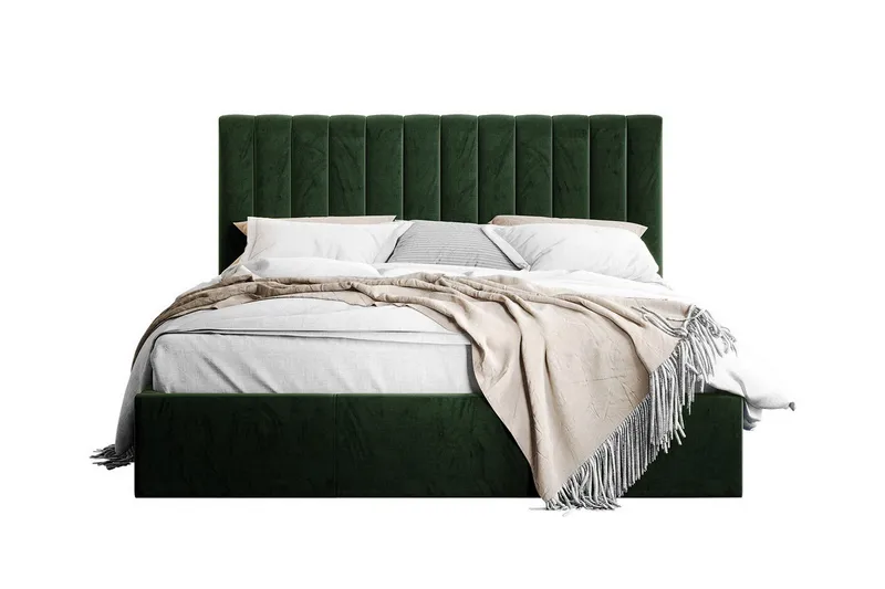 Sängram Derry 180x200 cm, Grøn