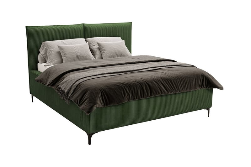 Sängram Knocklong 160x200 cm - Mørkegrønn - Sengeramme & sengestamme