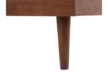 Saraly Sengeramme med Sengegavl 180x200 cm i Tre med Valnøttutseende - Brun - Møbler - Senger - Sengeramme & sengestamme