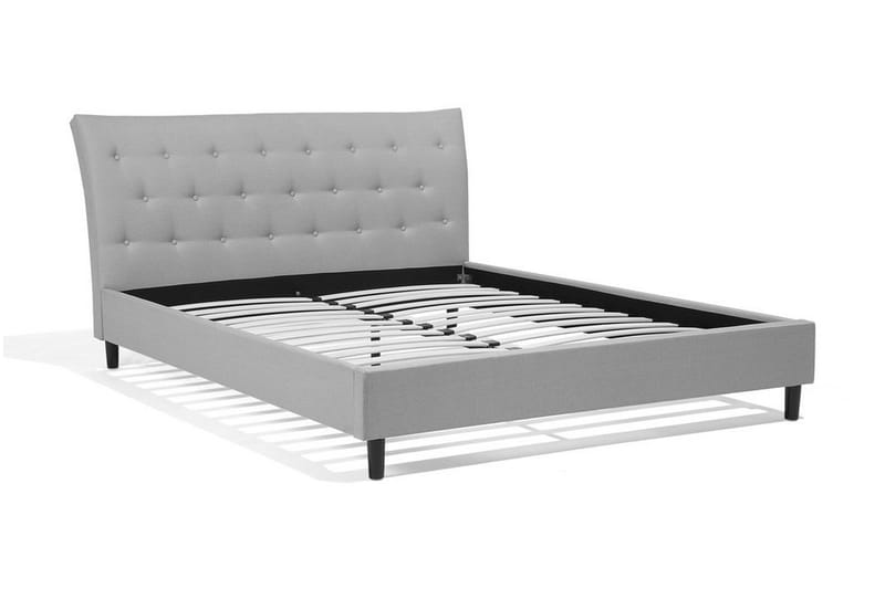 Saverne Dobbeltseng 140 | 200 cm - Grå - Møbler - Senger - Sengeramme & sengestamme