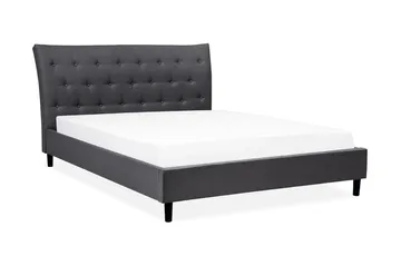 Saverne Dobbeltseng 160 | 200 cm - Grå - Møbler - Senger - Sengeramme & sengestamme