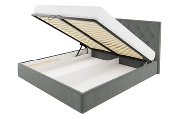 Seng 167x222 cm - Brun - Møbler - Senger - Sengeramme & sengestamme