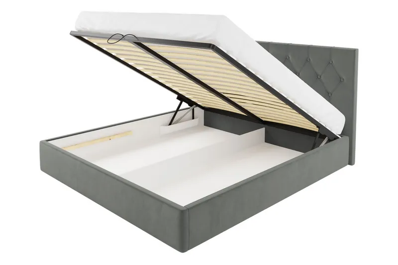 Seng 167x222 cm - Svart - Møbler - Senger - Sengeramme & sengestamme