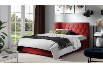 Seng 187x222 cm - Rød - Møbler - Senger - Sengeramme & sengestamme