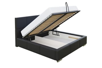 Seng Bolla 160x200 - Hvit - Møbler - Senger - Sengeramme & sengestamme