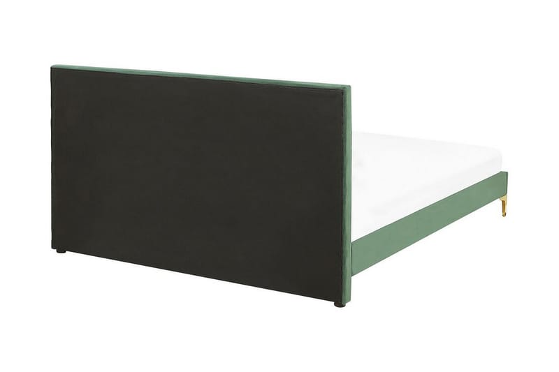 Seng Darhult 160x200 cm - Grønn/Fløyel - Møbler - Senger - Sengeramme & sengestamme
