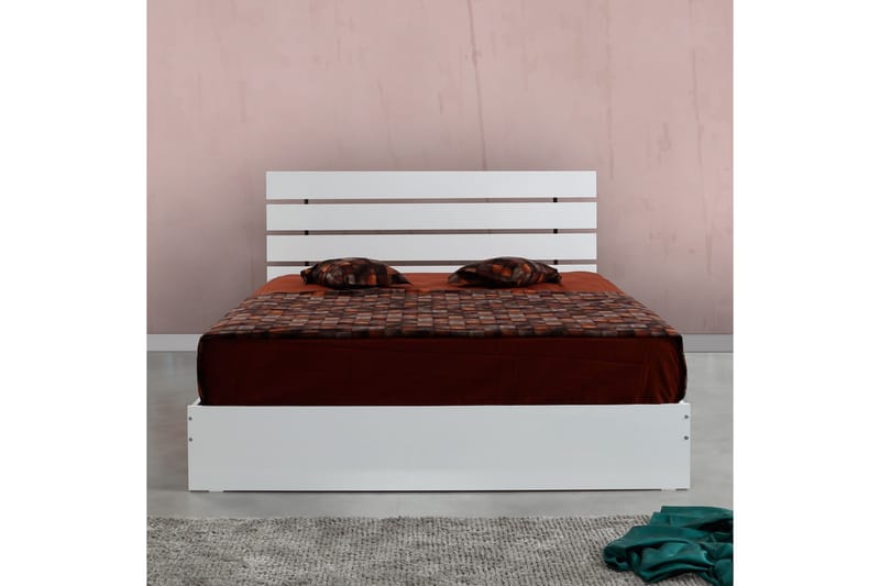 Sengeramme Fugaza 185x205 cm - Hvit - Møbler - Senger - Sengeramme & sengestamme