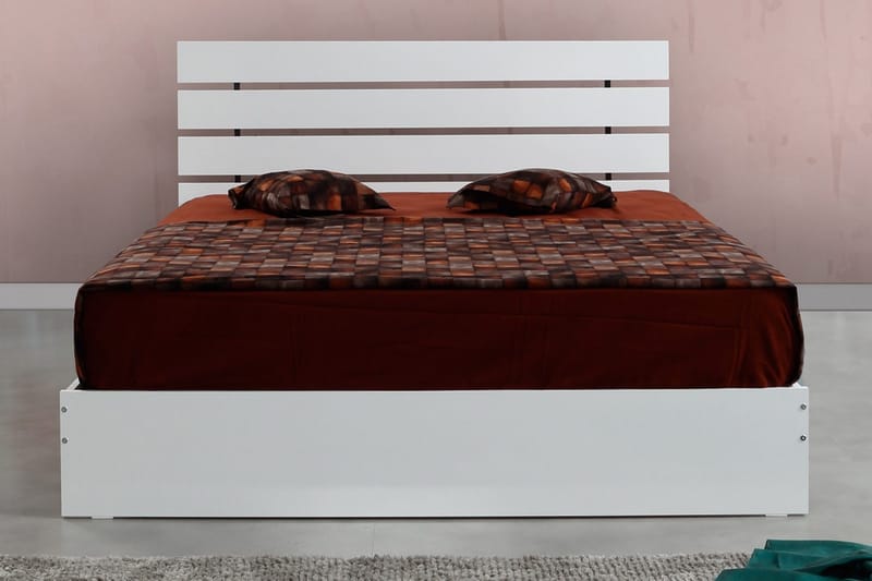 Sengeramme Fugaza 185x205 cm - Hvit - Møbler - Senger - Sengeramme & sengestamme