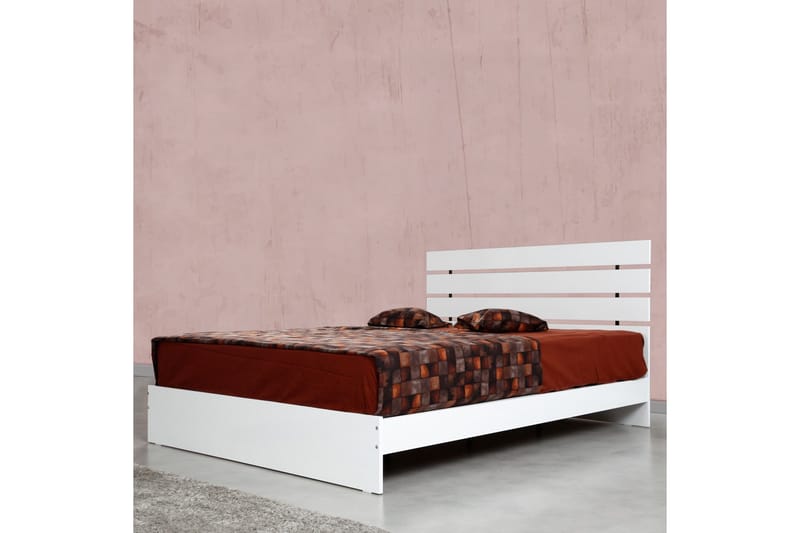 Sengeramme Fugaza 185x205 cm - Hvit - Møbler - Senger - Sengeramme & sengestamme