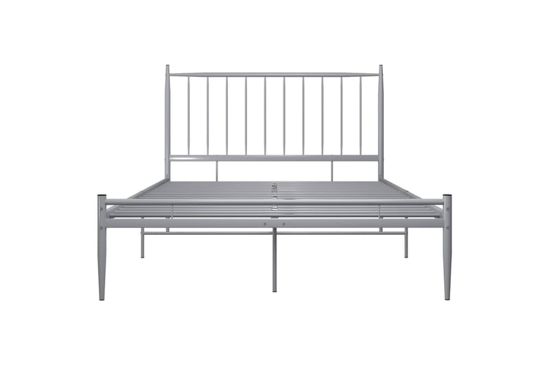 Sengeramme grå metall 120x200 cm - Grå - Sengeramme & sengestamme