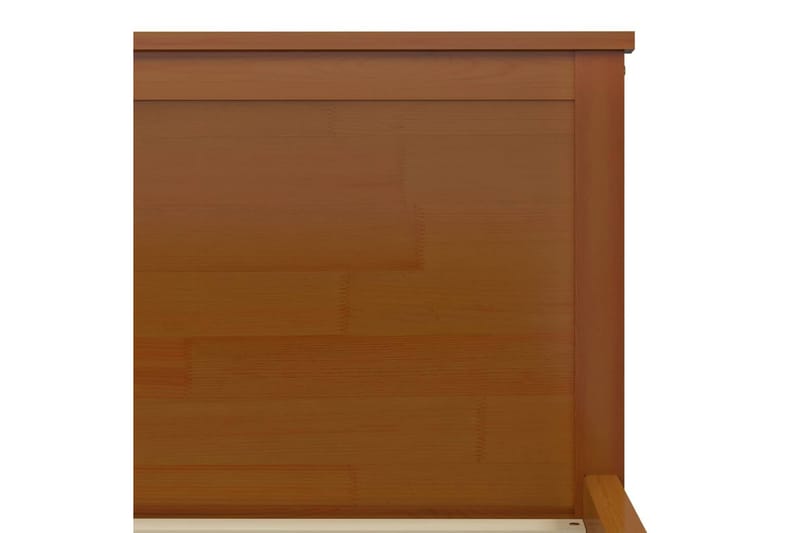 Sengeramme honningbrun heltre furu 100x200 cm - Brun - Sengeramme & sengestamme