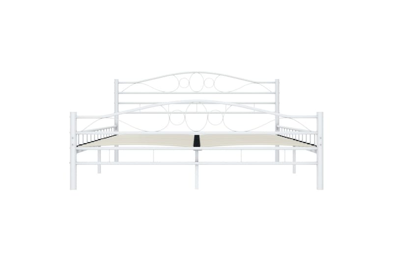 Sengeramme hvit metall 180x200 cm -   - Sengeramme & sengestamme