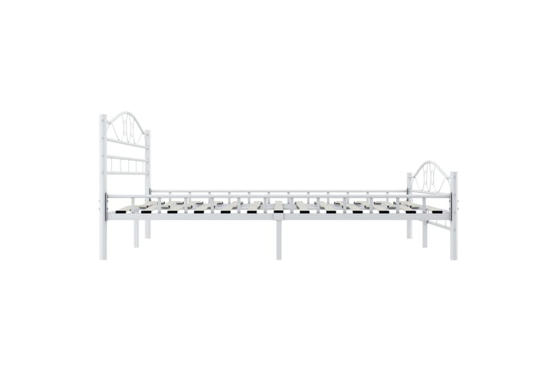 Sengeramme hvit metall 180x200 cm -   - Sengeramme & sengestamme