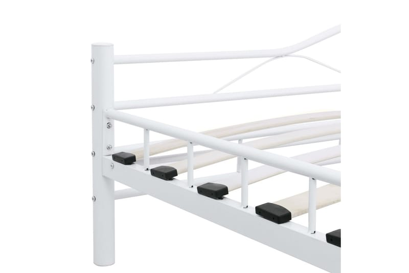 Sengeramme hvit metall 180x200 cm -   - Sengeramme & sengestamme