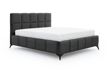 Sengeramme Kanika med Oppbevaring 140x200 cm - Mørkegrå - Møbler - Senger - Sengeramme & sengestamme