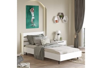 Sengeramme Liyakat 90x200 cm - Hvit - Møbler - Senger - Sengeramme & sengestamme