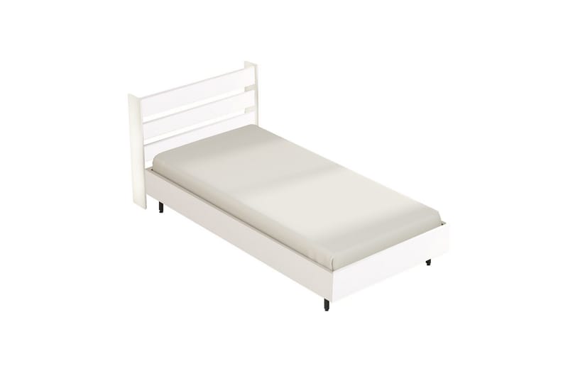 Sengeramme Liyakat 90x200 cm - Hvit - Møbler - Senger - Sengeramme & sengestamme