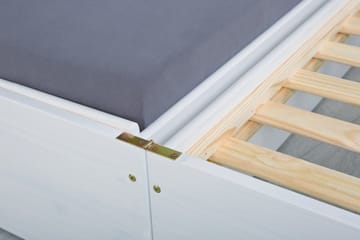 Sengeramme Lotar 90x200 - Hvit - Møbler - Senger - Sengeramme & sengestamme