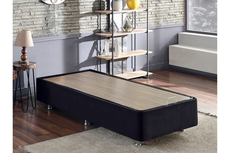 Sengeramme Misopa 90x190 cm - Svart - Møbler - Senger - Sengeramme & sengestamme