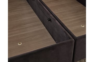 Sengeramme Misopa 90x190 cm - Svart - Møbler - Senger - Sengeramme & sengestamme