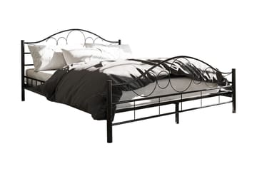 Sengeramme NOREMI 160x200 - Svart - Møbler - Senger - Sengeramme & sengestamme