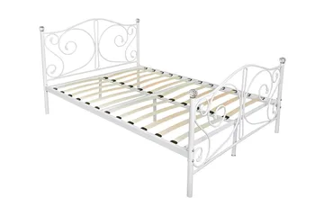 Sengeramme ROLEMI 160x200 - Svart - Møbler - Senger - Sengeramme & sengestamme