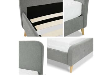 Sengestamme Montrase 160x200 cm - Cream - Møbler - Senger - Sengeramme & sengestamme