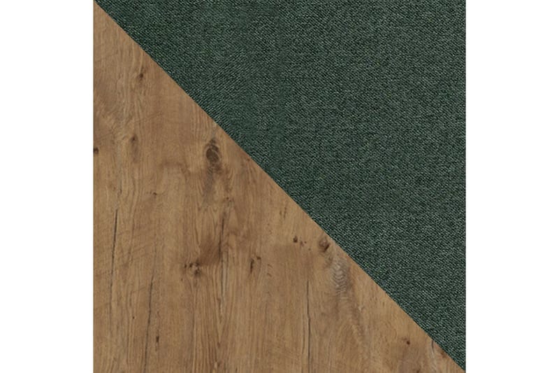 Sengestamme Oberting 160x200 cm - Grønn/Valnøtt - Sengeramme & sengestamme