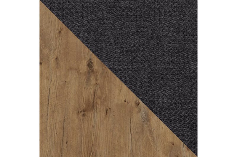 Sengestamme Oberting 180x200 cm - svart/tre - Møbler - Senger - Sengeramme & sengestamme