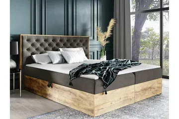 Sengestamme Oberting 200x200 cm - Møbler - Senger - Sengeramme & sengestamme