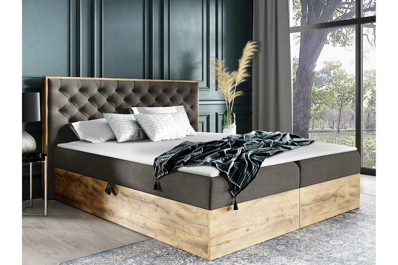 Sengestamme Oberting 200x200 cm - Møbler - Senger - Sengeramme & sengestamme