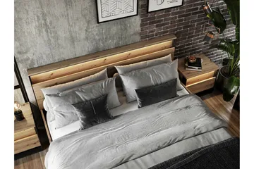 Sengestamme Rathmore 160x200 cm - Svart - Møbler - Senger - Sengeramme & sengestamme