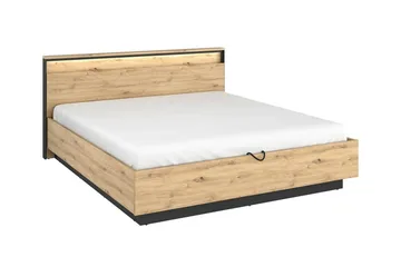 Sengestamme Rathmore 160x200 cm - Svart - Møbler - Senger - Sengeramme & sengestamme