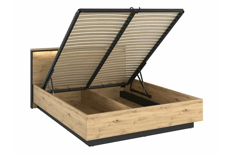 Sengestamme Rathmore 180x200 cm - Svart - Møbler - Senger - Sengeramme & sengestamme