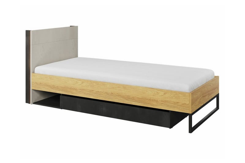 Sengestamme Rathmore 90x200 cm, Mørkegrå