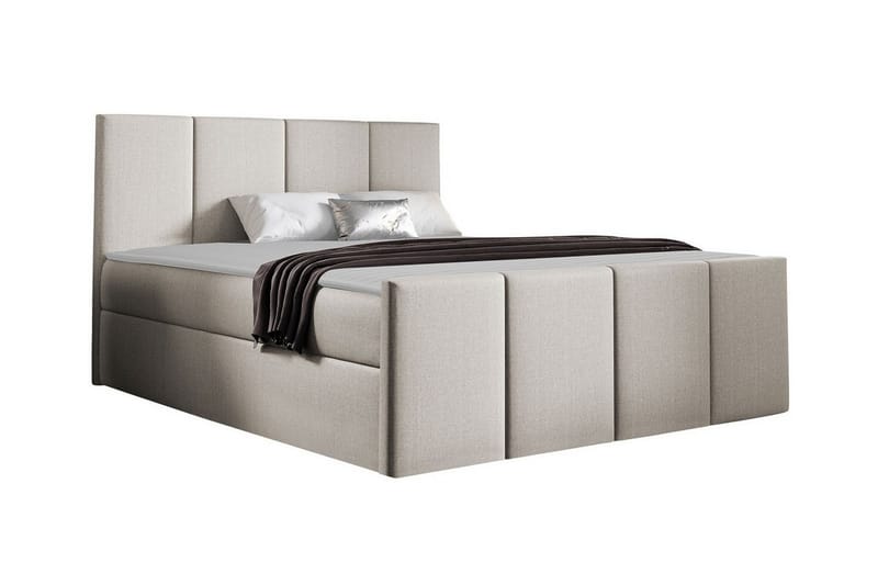 Sengestamme Ripon 160x200 cm - Beige - Sengeramme & sengestamme