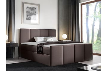 Sengestamme Ripon 160x200 cm - Mørkebrun - Møbler - Senger - Sengeramme & sengestamme