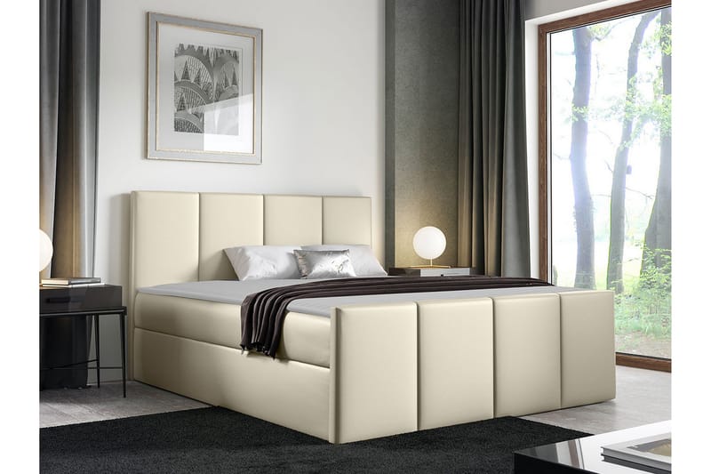 Sengestamme Ripon 180x200 cm - Beige - Møbler - Senger - Sengeramme & sengestamme
