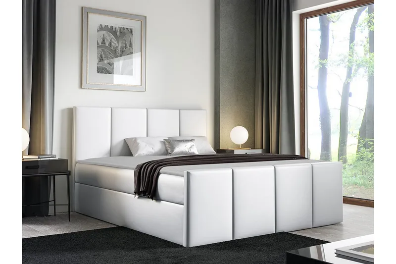 Sengestamme Ripon 180x200 cm - Hvit - Møbler - Senger - Sengeramme & sengestamme