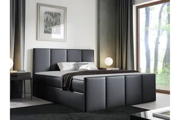 Sengestamme Ripon 180x200 cm - Svart - Møbler - Senger - Sengeramme & sengestamme